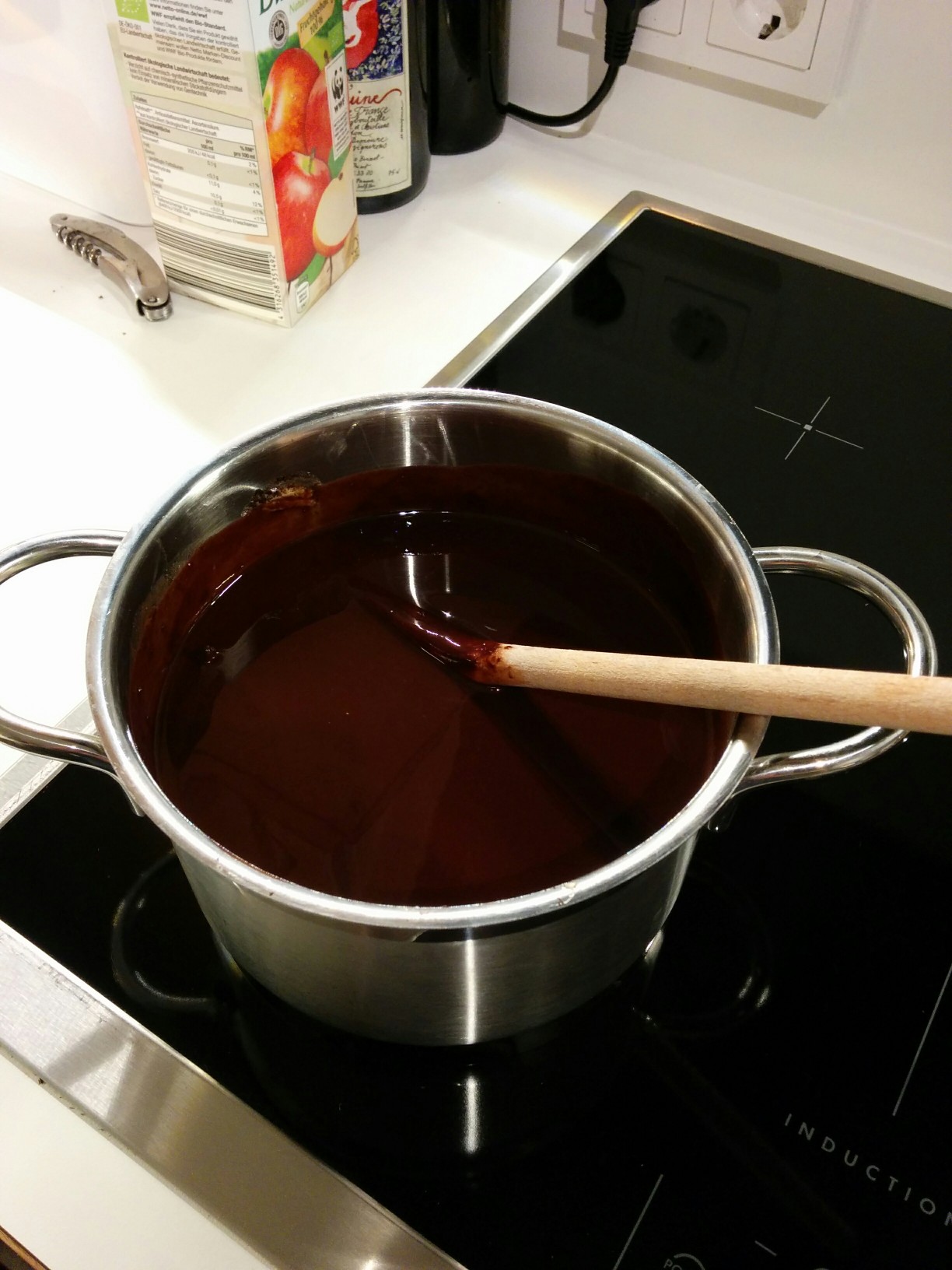 choclate and butter melting step 2