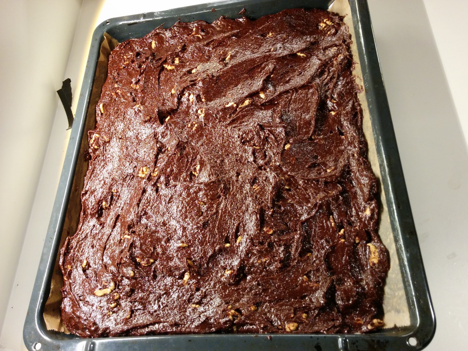 brownies - before going to the oven