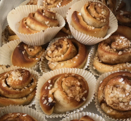 Zintschnecken gebacken